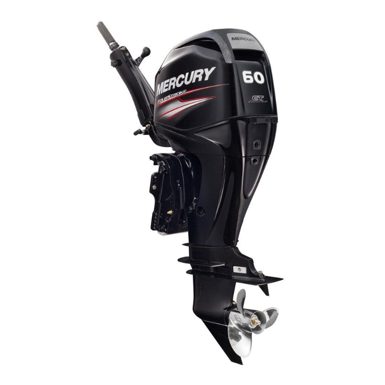 Motor de Popa Mercury 60HP ELPT EFI CT 4 Tempos com Manche